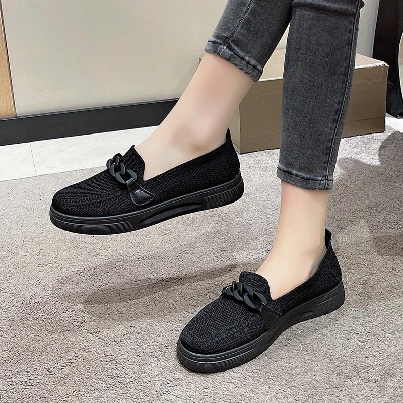Casual Sneakers Women Comfortable Spring Autumn Women Shoes Female Loafers Slip On Woman Flats Shoes 2024