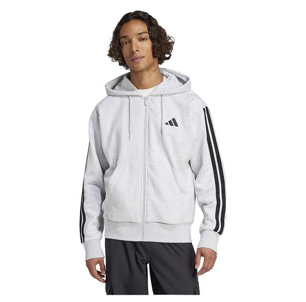 

adidas Essentials 3 Stripes Fleece full zip свитшот M