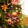 Christmas Tree Balls Ornaments Set, 46 PCS Shatterproof Christmas Tree Hanging Baubles Colorful for Home Decor Party Indoor