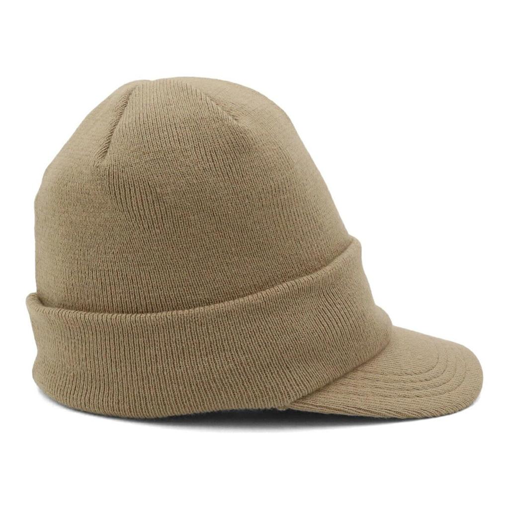 New Era FREE Basic Visor Knit Cap, Beige, Exclusive to ONSPOTZ