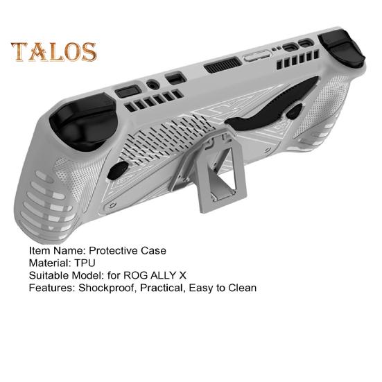 Custodia protettiva portatile per console di gioco antiurto, resistente agli urti, design ergonomico, guscio protettivo morbido per ROG ALLY X