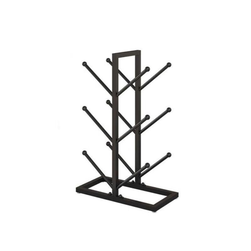 Double-Sided 3-Tier Basketball Storage Rack