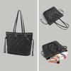 Women's Bag 2025 New Classic Style Rhombus Tote Bag Large Capacity Commuter Underarm Bag Fashion All-Match Shoulder Bag