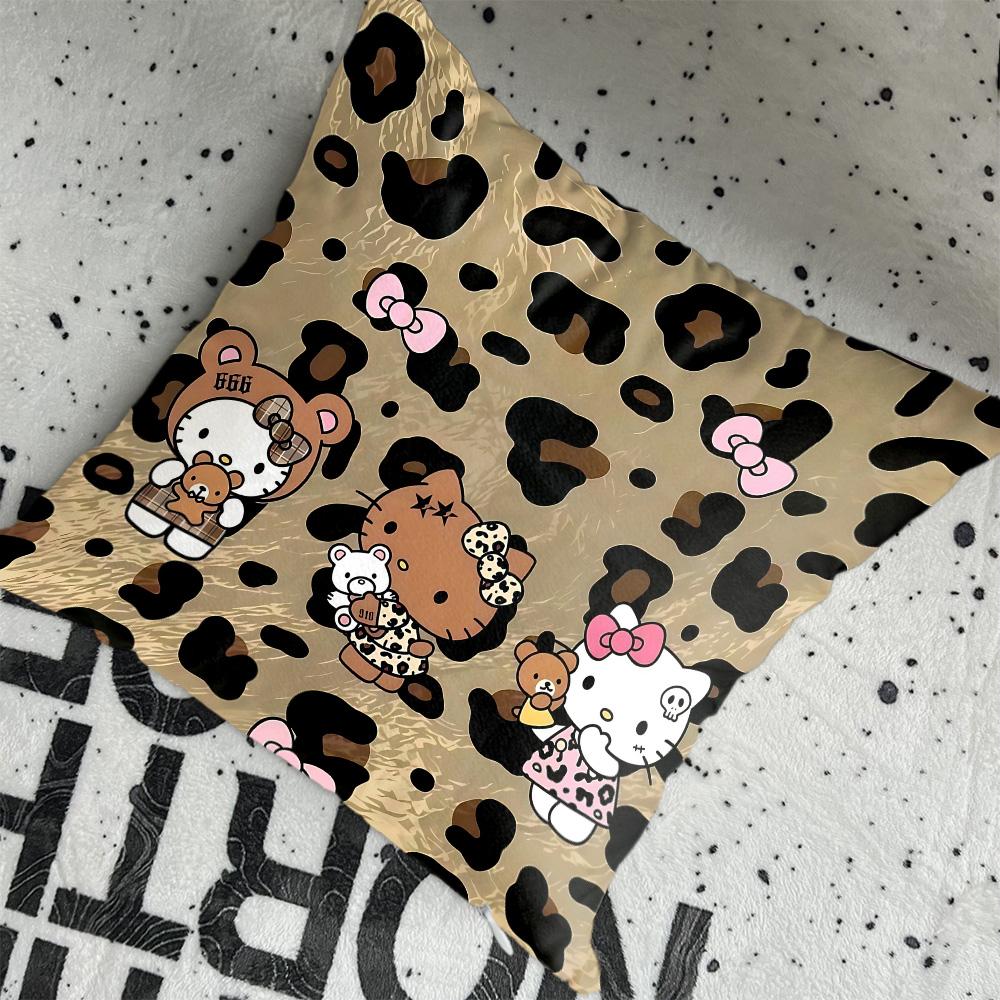 Cushion Cover 40*40 Kawaii H-Hellocats Home Decoration Living Room Pillowcase 45X45 Cushions Covers Holidays Sleeping Pillows