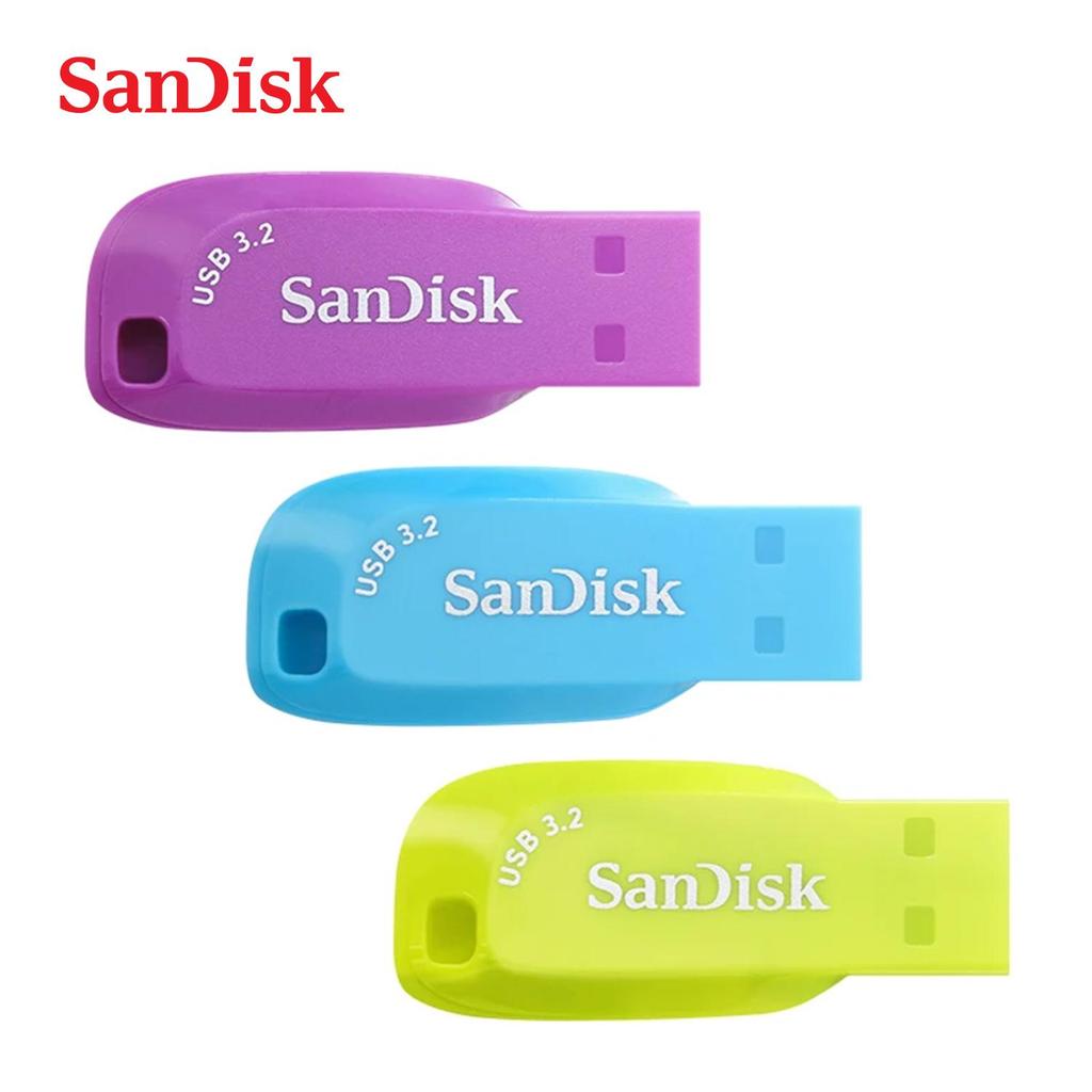 SanDisk Ultra Shift USB 3.2 Gen 1 Pen Drive Colorful Memory Stick 32GB 64GB 128GB Up To 100Mb/s USB Flash Drive Original U Disk