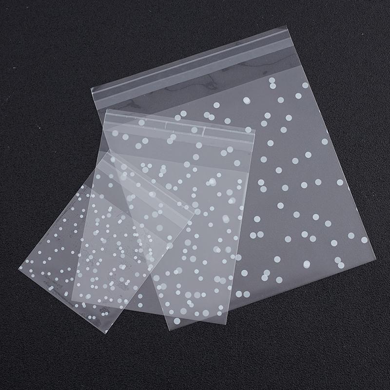 100Pcs/Set Gift Biscuits Bag Packaging Bread Baking Candy Cookies Package Bag