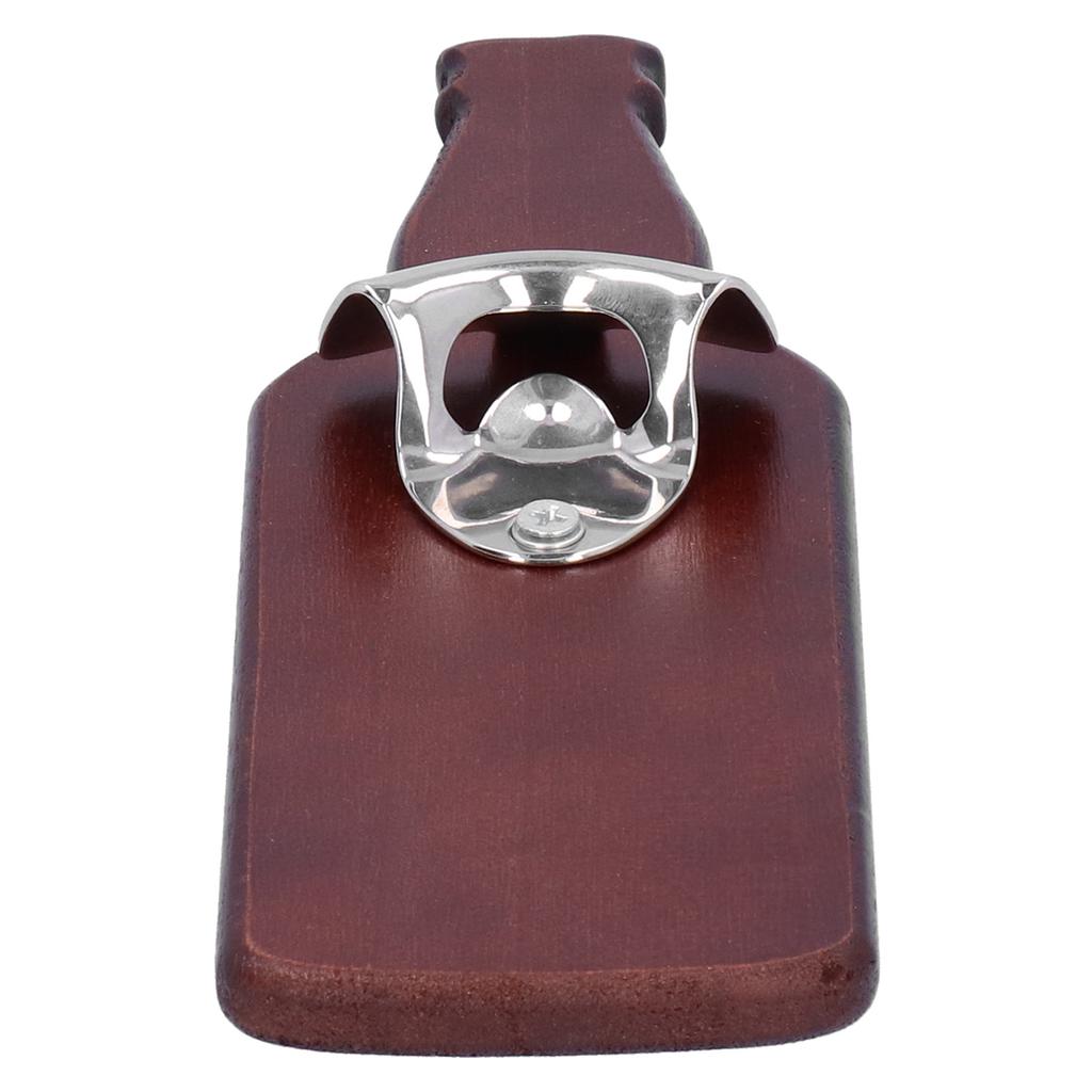 Bottle Opener Composite Wood Powerful Magnet Convenient Collection of Wine Bottle Lid Bottle Shape Beer Bottle Opener