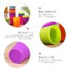 TOYMYTOY 15-Piece Set of 200ml Reusable Heat-Resistant Plastic Cups for Preschool and Kindergarten, Random Colors