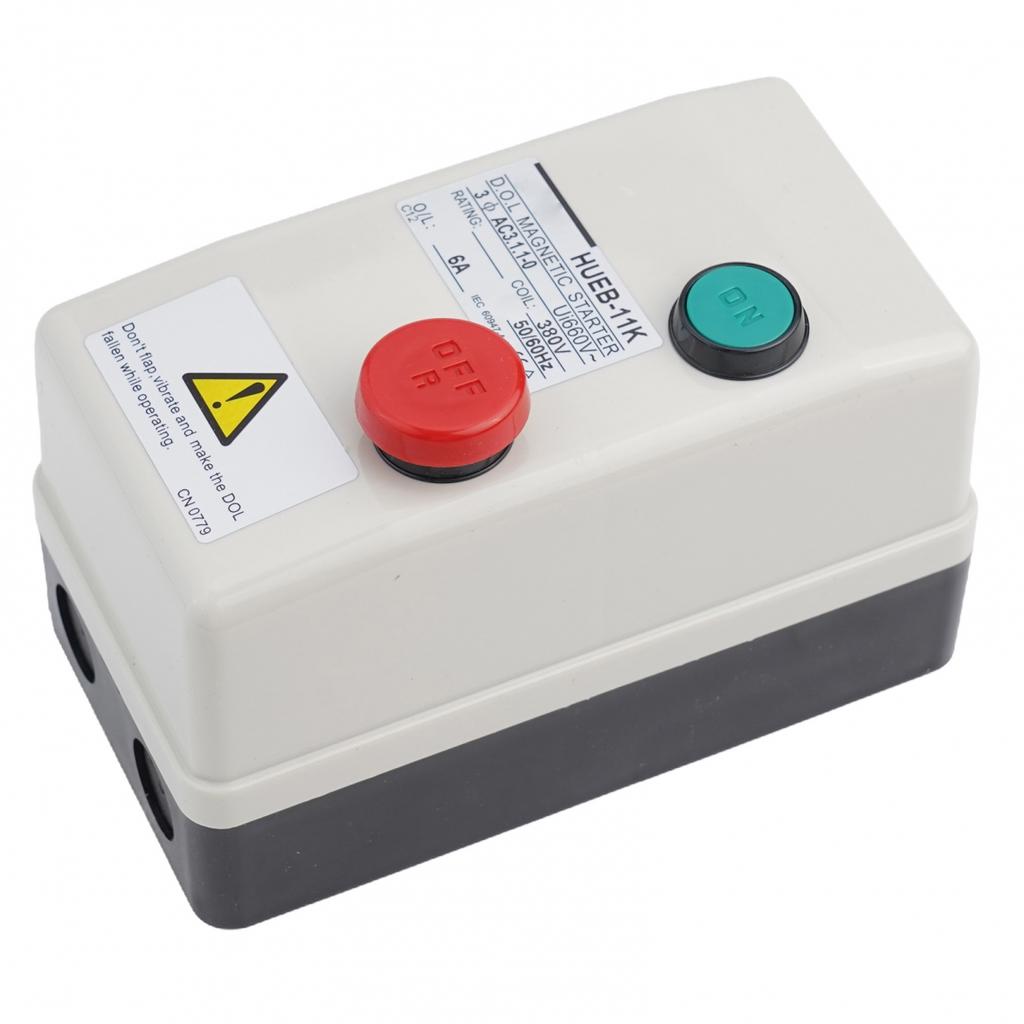 1pc 3Phasé 380V Interrupteur Démarreur Moteur Électrique Magnétique Étanche Pour Compresseur