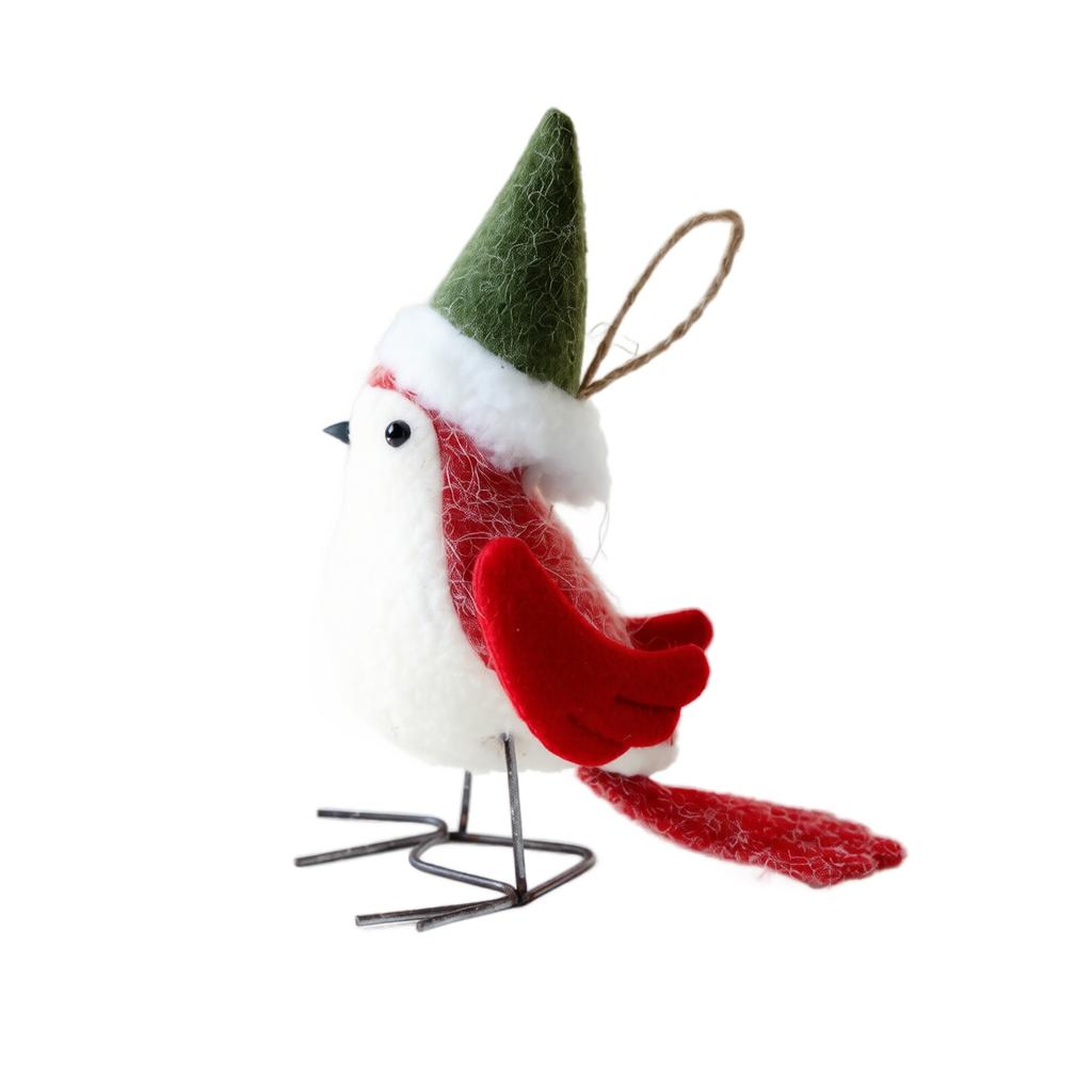 Christmas Artificial Bird Hanging Ornament, Creative Bird Decoration for Christmas Tree