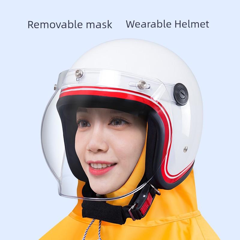 Battery Full Body Double Thick Special Motorcycle Raincoat
