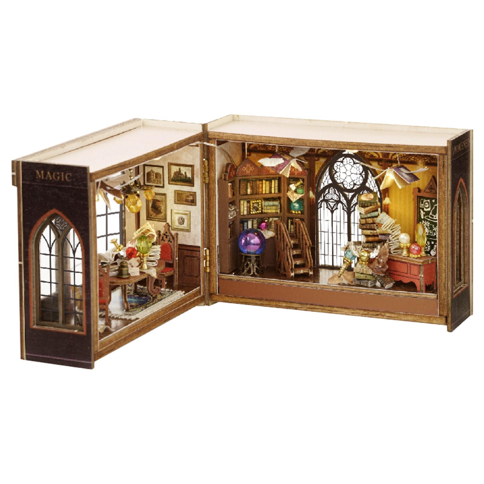 

Серия DIY Миниатюрный кукольный домик Хижина DIY Миниатюрный кукольный домик Набор с мебелью 1:32 масштаба открытый и закрытый деревянный кукольный домик создаем с 30 мл клея One Size светло-коричневого