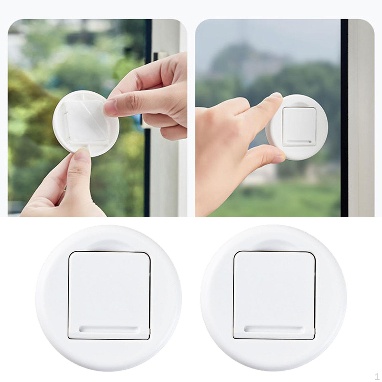 

2 шт. Замок для розсувного вікна, дверний багатоцільовий дитячий замок-стопор для шафи, туалету