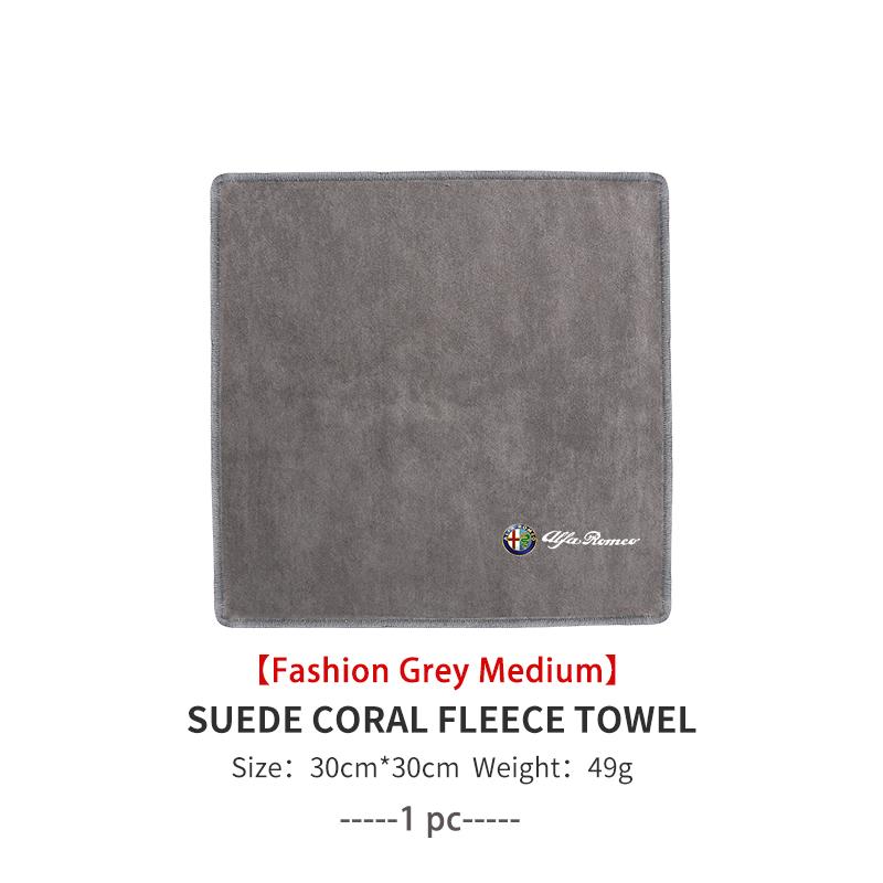 Car Wiping Drying Cloth Towel Absorbent Microfiber Towel For Alfa Romeo 159 Giulietta Giulia 147 Mito 156 159 166 GT Stelvio