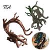 Stable Desk Accessories 3D Printed Tree Branch Phone Stand, Artistic Twisted Wood Holder Unique Root Ornament for Cell Phone, Rustic Organic