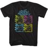 Street Fighter Neon Hadoken Schwarzes T-Shirt