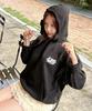 Painted Graffiti Hoodie Black