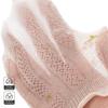 1 Pair Baby Cotton Mesh Ruffle Socks Thin Summer Crew Socks for Newborns Girls Breathable Seamless Soft Kids Socks for Infant & Toddler