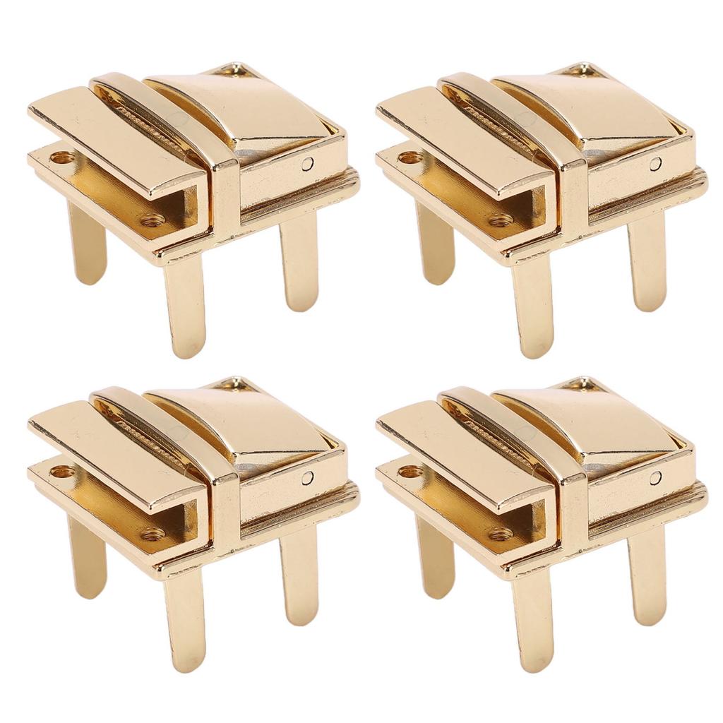 10 SetsPack Purse Lock 2.3x2.8cm  0.9x1.1in Classic Design DIY Replaceable Alloy Bag Fastener