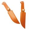 Leather Knife Sheath Belt Loop Knife Sheaths PU Leather Safety Knife Pouch Holder for Outdoors Camping Fishing