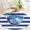 Al Hilal SFC Round Area Rug,Carpet Rug for Living Room Bedroom Sofa Playroom Decor,Non-slip Floor Mat