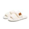 Open-Toe Fuzzy Slippers - Japanese Style, Non-Slip Indoor Cotton, Four Seasons Plush Comfort