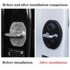For Deepal S05 C857 2024~2026 2025 Car Door Silicone Lock Protec Case Rustproof Buffer Shock Absorption Accessories