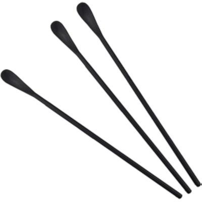 3-Piece Matte Long Handle Spoon Cocktail Mixing Stirring Spoons Stainless Steel Iced Tea Coffee Spoons