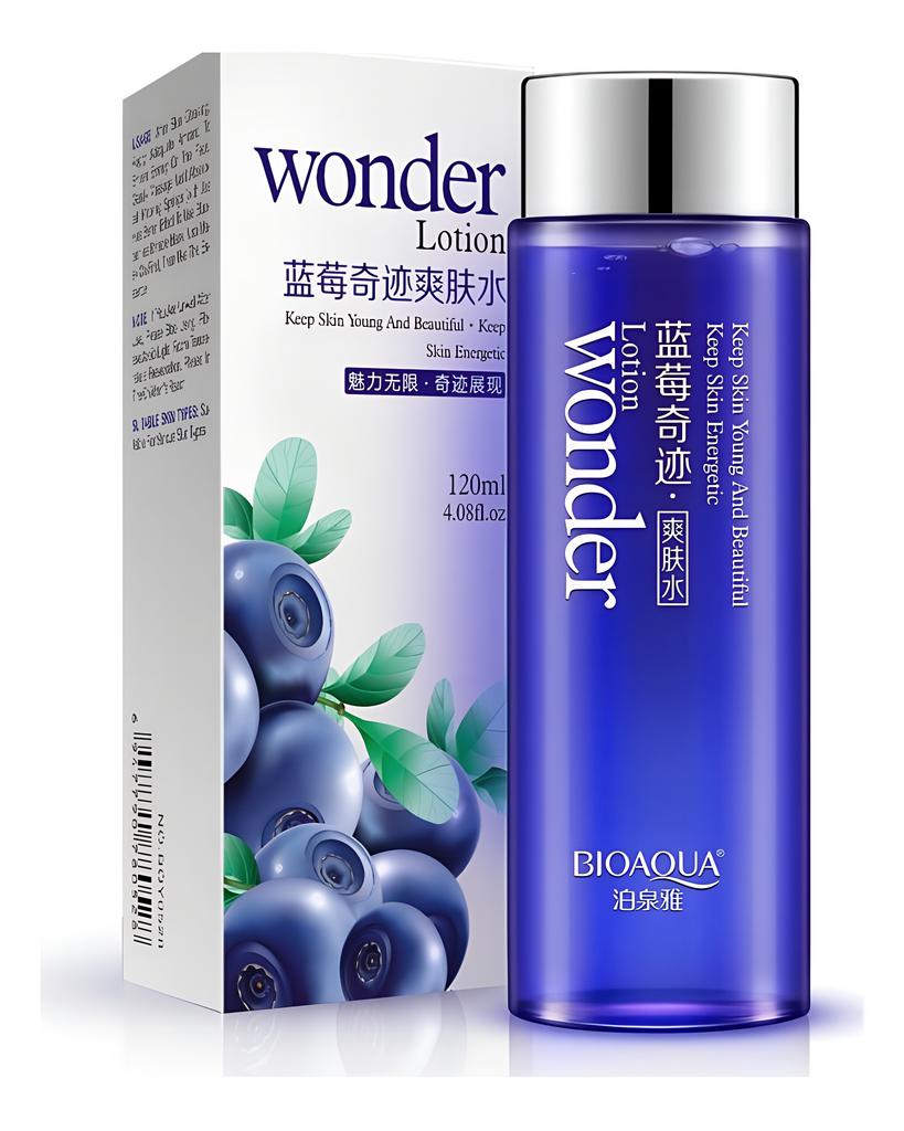 120ml Blueberry Miracle Glow Wonder Face Toner Makeup Water Smooth Facial Toner Lotion Oil Control Pore Moisturizing Skin Care