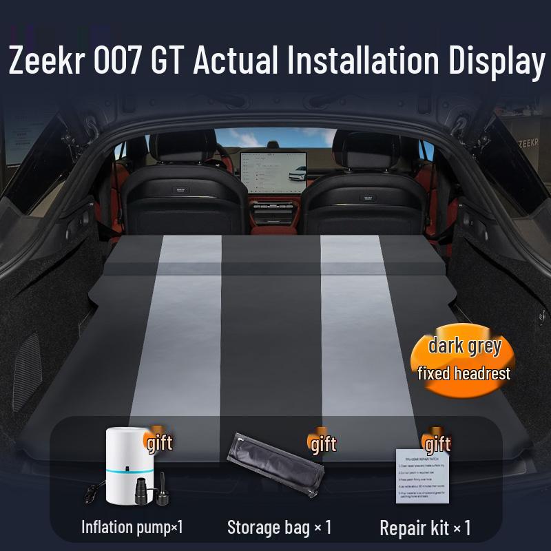 Jike 007GT Car Mattress: Auto Inflatable Sleeping Mat for Trunk & Rear Seat