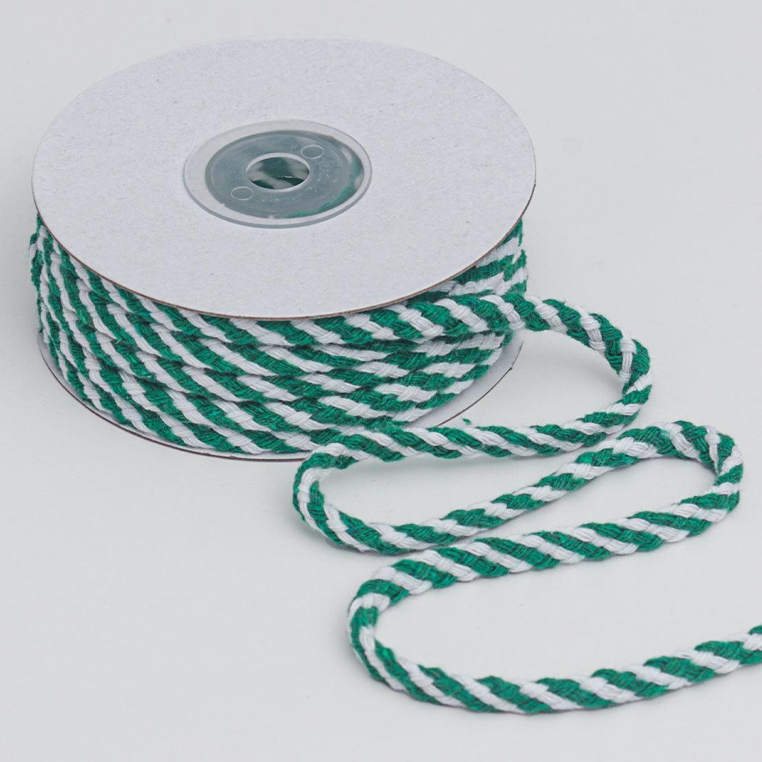 

0,8 см двухцветная хлопковая веревка для рождественского украшения своими руками плетеная веревка для связывания пельменей красочная упаковка веревка для пельменей украшение для дома 0.8cm*10 yards/1 roll