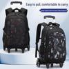 ZIRANYU Detachable Stair Climbing Trolley School Bag