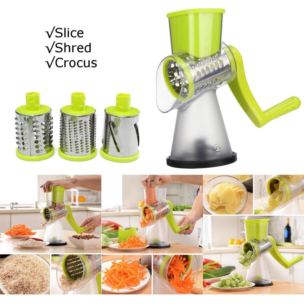 Buy Hand Shredding Machine Round Slicer Vegetable Potato Carrot Cheese