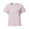 Jiu Zi Anna Kou Women's Sequined Pocket Round Neck T-Shirt