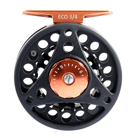 M MAXIMUMCATCH Maxcatch ECO Navijak na pstruhovú mušku Veľký bubon #3/4 #5/6 #7/8 Muškárenie (Čierna, 3/4 wt) 3/4 wt - B07D3NXP1D black