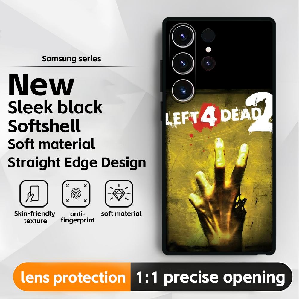 

Hot Game L-Left 4 Dead 2 Phone Case For Samsung Galaxy S25 S24 S23 S22 S21 S20 Plus Ultra Note20 Soft Black Galaxy S25