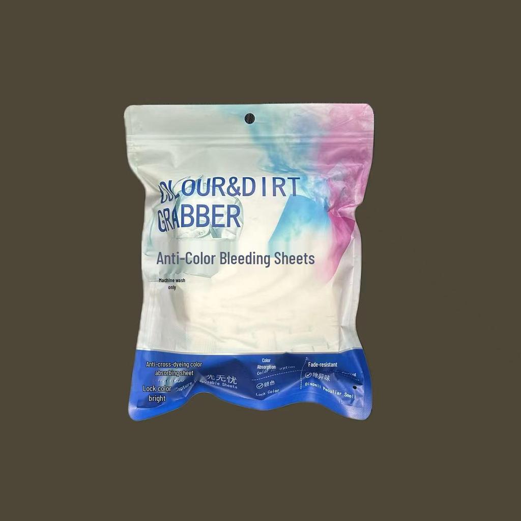 Color Absorbing Anti-Bleed Laundry Sheets - Japanese Color Master, Anti-Stain Disposable Sheets, 50-Pack.