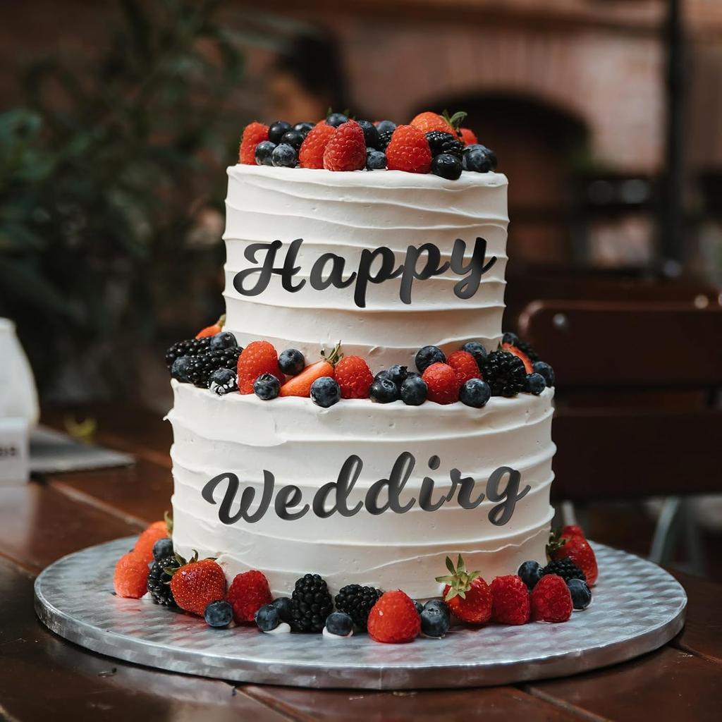 126 PCS  Name Cake Topper Acrylic Letters DIY Personalized A-Z & 0-9 Number Alphabet Cake Decoration For Wedding Anniversary Baby Shower Party