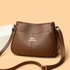 Elegant Simple and Classic Soft Leather Texture Large Capacity Versatile for Commuting Casual Single-shoulder Bag