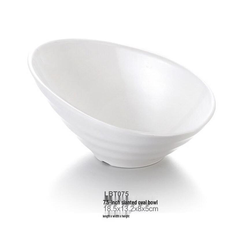 Cartoon Slanted Melamine Serving Bowl