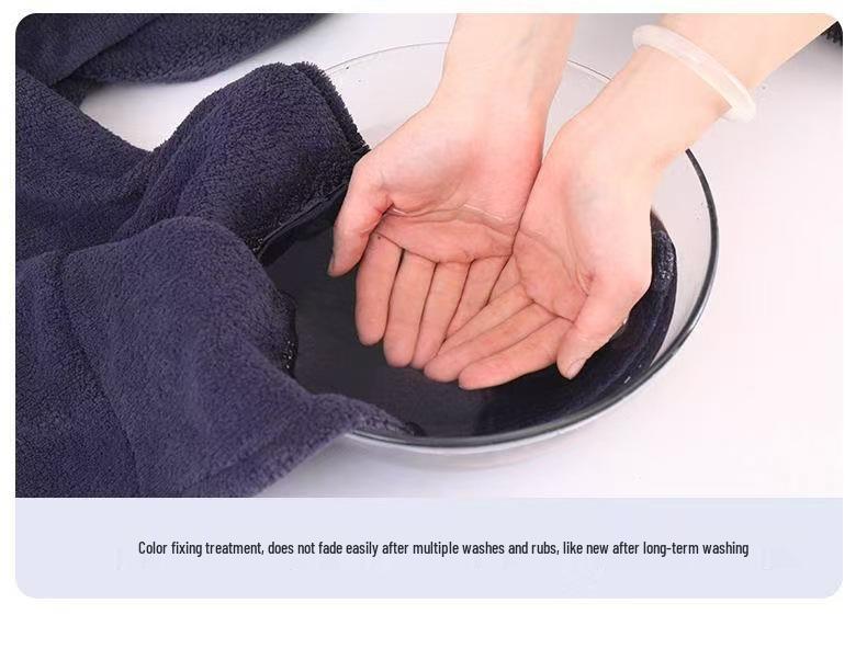 Unisex Plaid Absorbent Bath Towel Robe - Short Sleeve Couplet for Men and Women