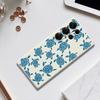 For Samsung Galaxy S25 Ultra Case Blue Turtle Pattern Printing Straight Edge TPU Phone Back Cover
