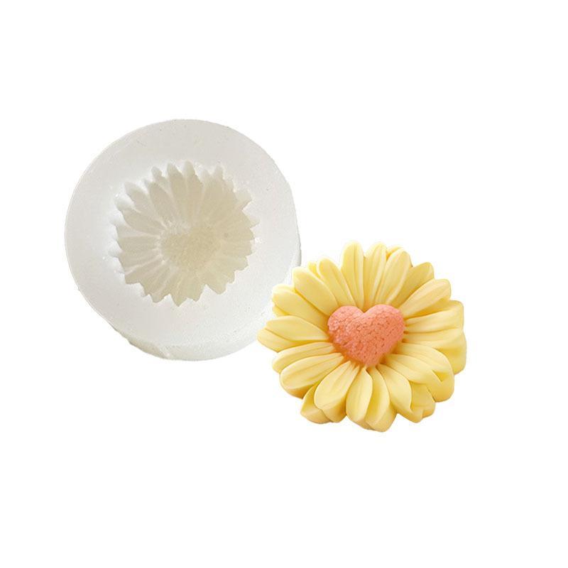 Flowers Scented Silicone Candle Mold Aromatherapy Soap Mold For Candle Making Tool Diy Flower Handmade Candle Mold