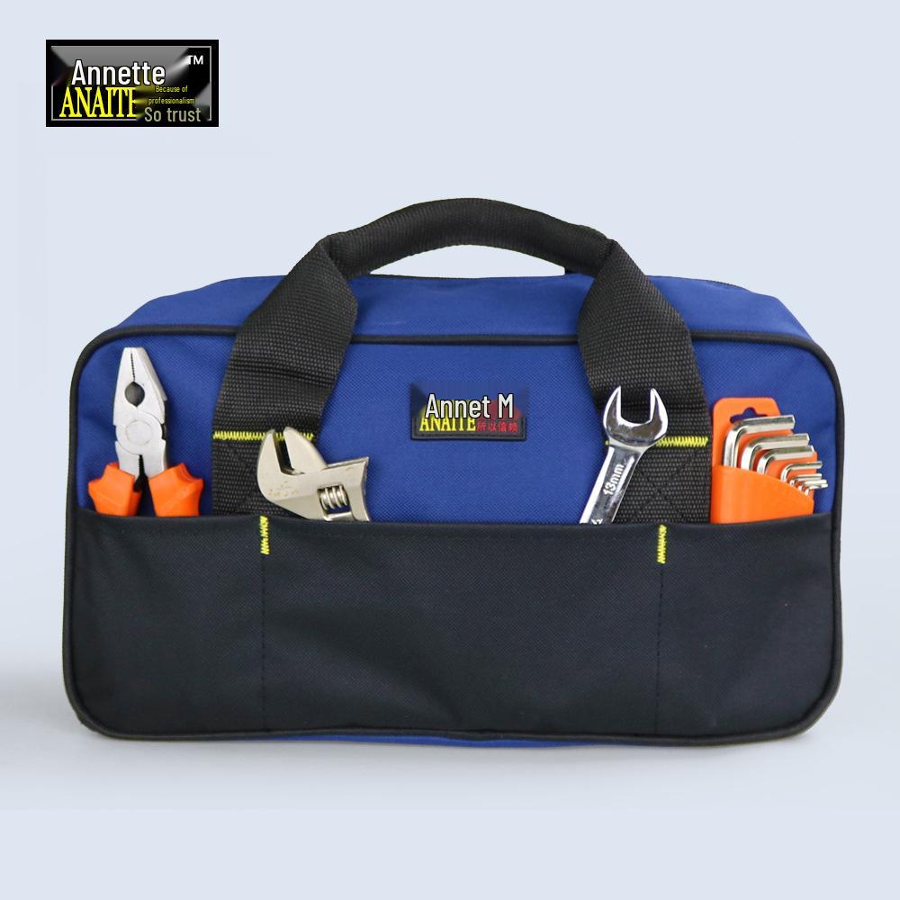 Multifunctional Car Toolkit & Electrician's Hand-Carried Canvas Shoulder Bag