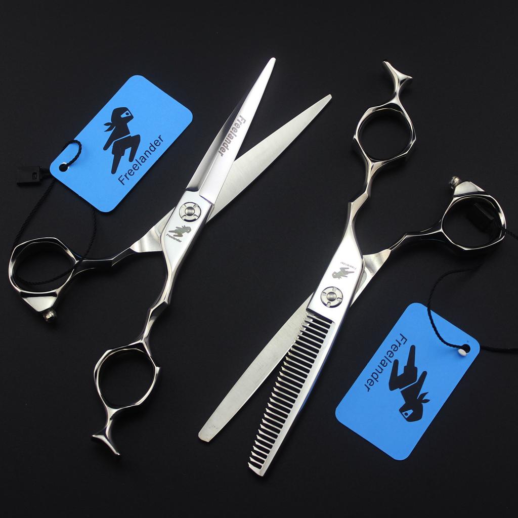6.0 Inch Bearing Screw Model Hairdressing Scissors Barber Scissors Flat Scissors Bang Scissors Hairstylist Hair Salon Special