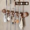 Wall-Mounted Mop Holder with Suction Cup