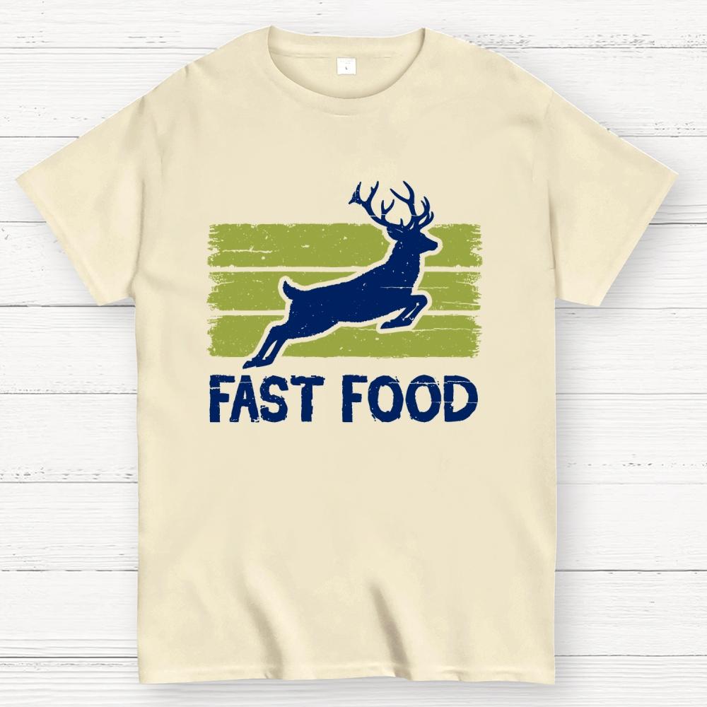 Really Fast Food Cotton Summer Casual Cool Loose T-Shirt