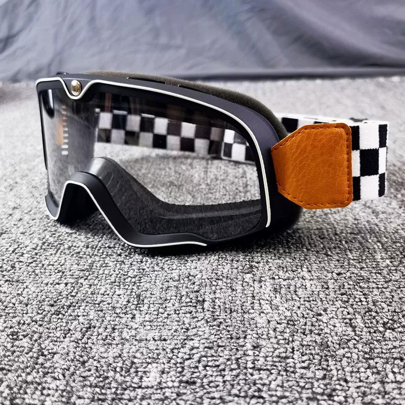 Motorcycle personalized glasses ski goggles men and women retro off-road riding locomotive windproof sand helmet goggles