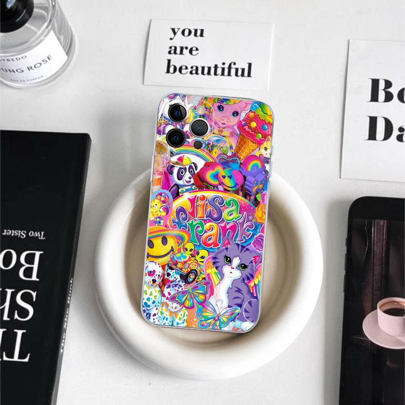 

Lisa Frank Art Phone Case For iPhone 16 15 14 11 12 13 Mini Pro XS Max Cover 6 7 8 Plus X Funda Shell iPhone 12 mini