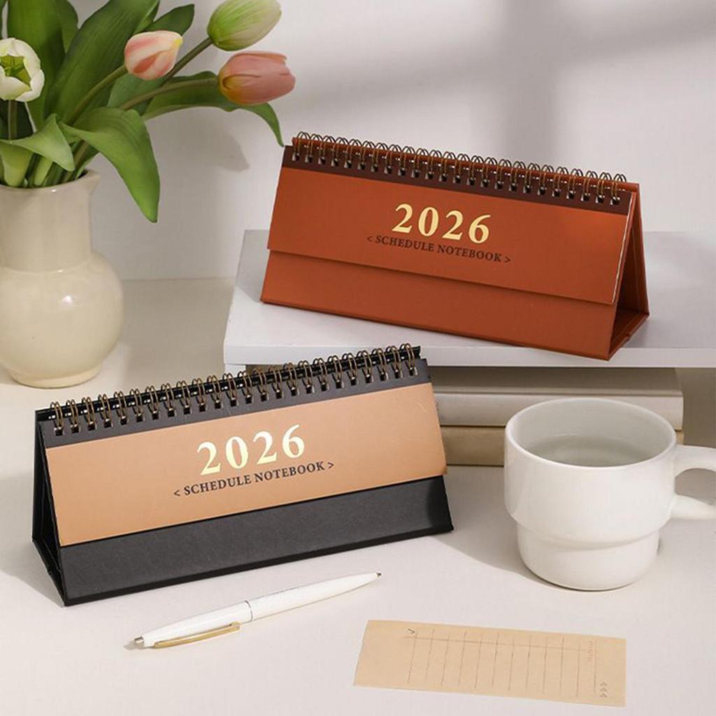 Desk Calendar 2026 Small Desk Calendar Tear-Off Monthly Planner Decorative Planner Office Supplies for Scheduling Tracking